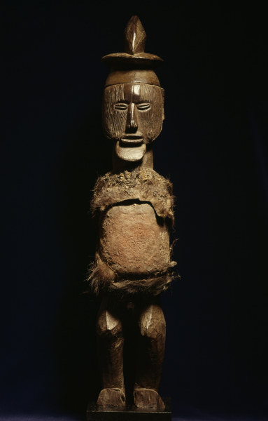 Reliquiarfigur, Teke, Kongo / Holz a 