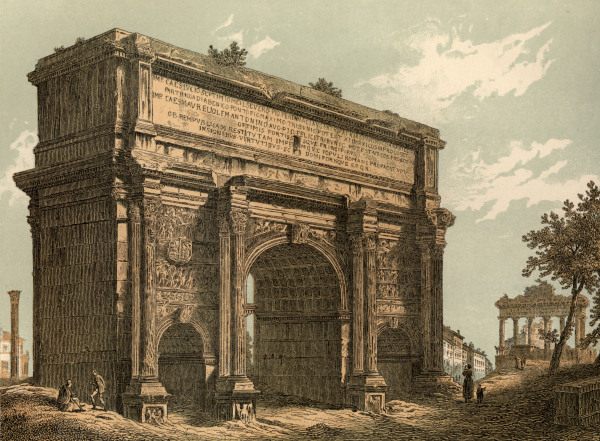 Rome , Arch of Septimus Severus a 