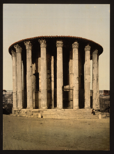 Italy, Rome, Temple of Hercules Victor a 