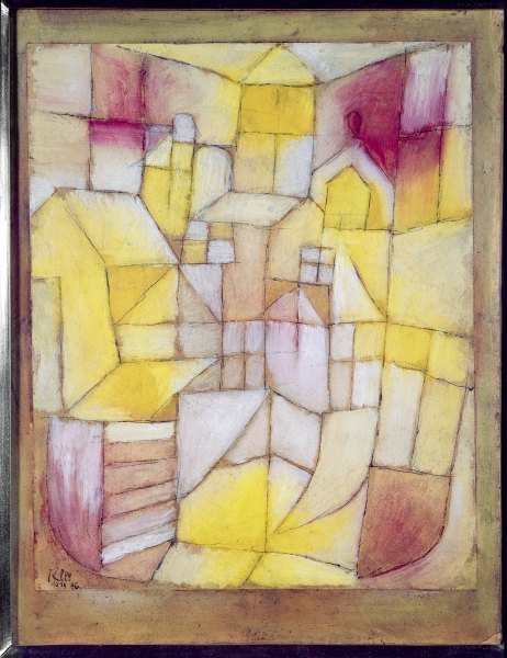 Rose-Jaune, 1919 (oil on paper)  a 