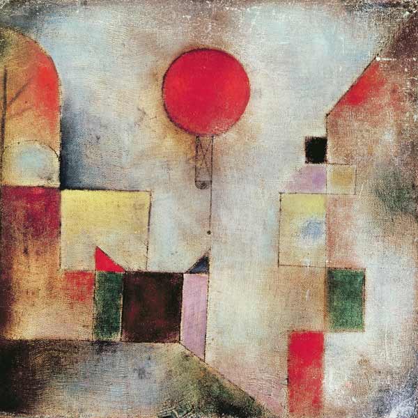 Red Balloon, 1922 (no 179) (oil on gauze on board)  a 