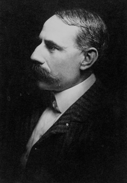 Sir Edward Elgar (1857-1934) (b/w photo) a 