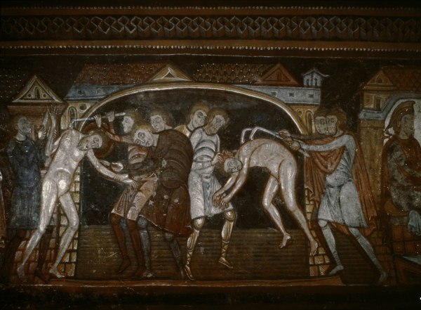 Saint-Savin, Krypta / Wandmalerei a 