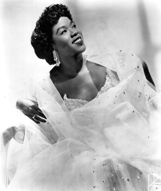 Sarah Vaughan American jazz Singer and pianist a 