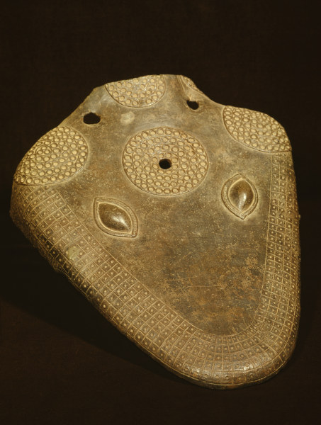 Schlangenkopf, Benin / Bronze a 