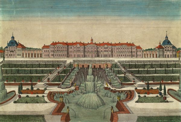 Peterhof Castle , Guckkastenblatt 1790 a 