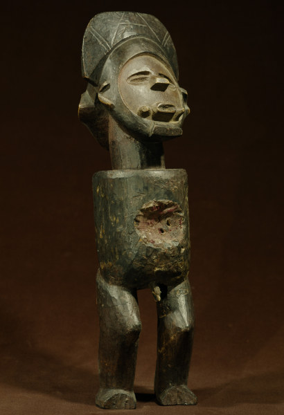 Schutzfigur, Teke, Kongo / Holz a 