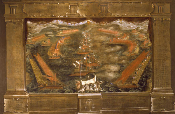 Naval Battle of Lepanto 1571 / Painting a 