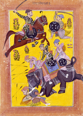 Sindhu Ragini On Horseback a 