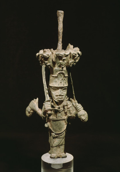 Stab, Benin, Nigeria / Bronze a 
