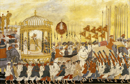 State Procession Of Raja Tulsaji Of Tanjore a 
