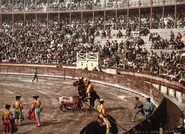Bullfight in Barcelona a 