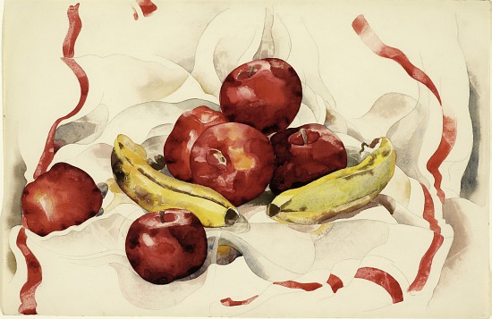 Still Life with Apples and Bananas a 