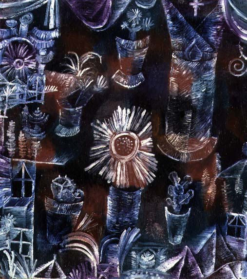 Still Life with Thistle Bloom, 1919 (no 104) (oil on cardboard)  a 
