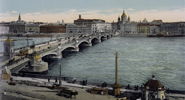 St Petersburg, Nikolaevsky Bridge a 