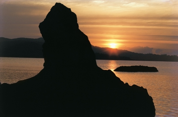 Sunset at Chiriya Tapu southernmost tip of south Andaman (photo)  a 