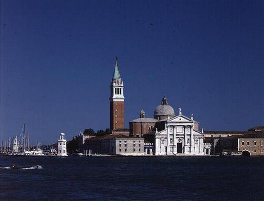 San Giorgio Maggiore, on the Island of San Giorgio Maggiore, Venice, designed by Andrea Palladio (15 a 