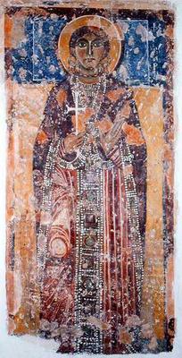 St. Barbara, 9th-11th century (fresco) a 
