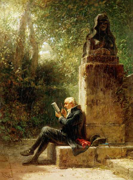 The Philosopher (The Reader In The Park) a 