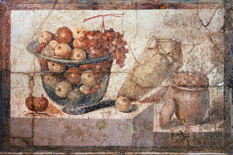 Still Life With Bowls of Fruit and Wine-jarfrom the 'Casa di Giulia Felice' (House of Julia Felix) f a 