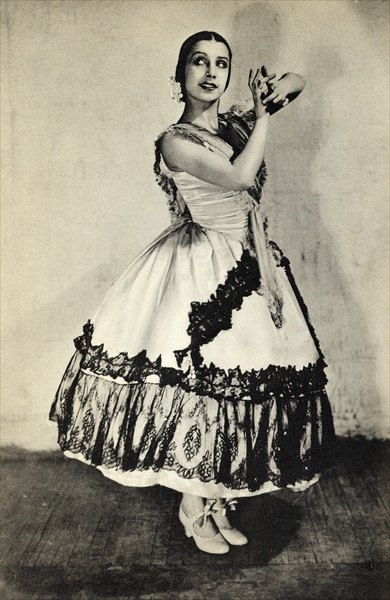 Tamara Toumanova, from ''Footnotes to the Ballet'', published 1938 (b/w photo)  a 