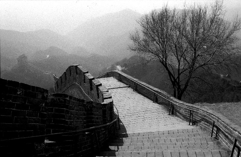 the Great Wall of China, photo taken a 