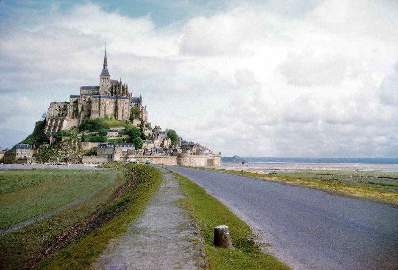 The Mont Saint Michel, France a 