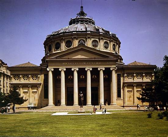 The Romanian Atheneum (Atheneul Roman), Bucharest, Romania a 