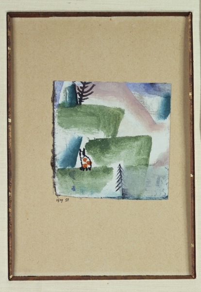 The Territory of a Tom Cat, 1919 (w/c on linen mounted on board)  a 