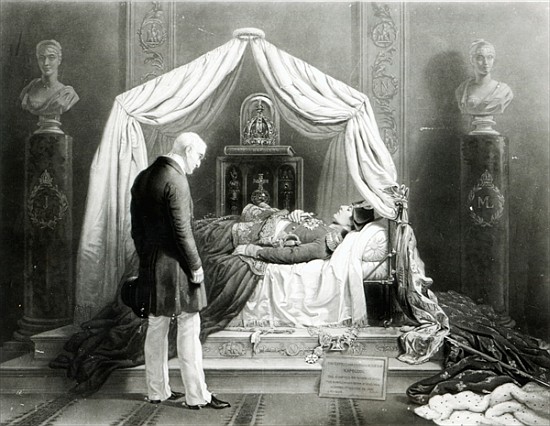 The wax model of the Duke of Wellington gazing at Napoleon a 