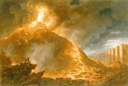 The Eruption Of Vesuvius, 1768, Francesco Fidanza (1747-1819) a 