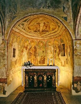 The apse of the Church of the Holy Trinity in Hrastovlje