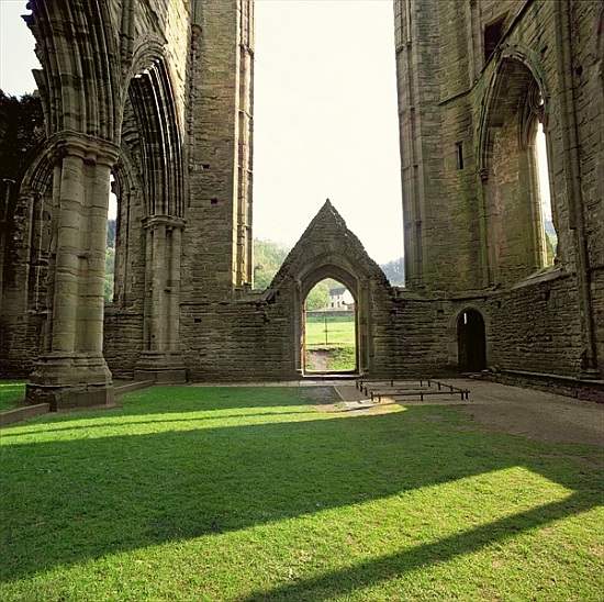 Tintern Abbey, founded in 1131 a 