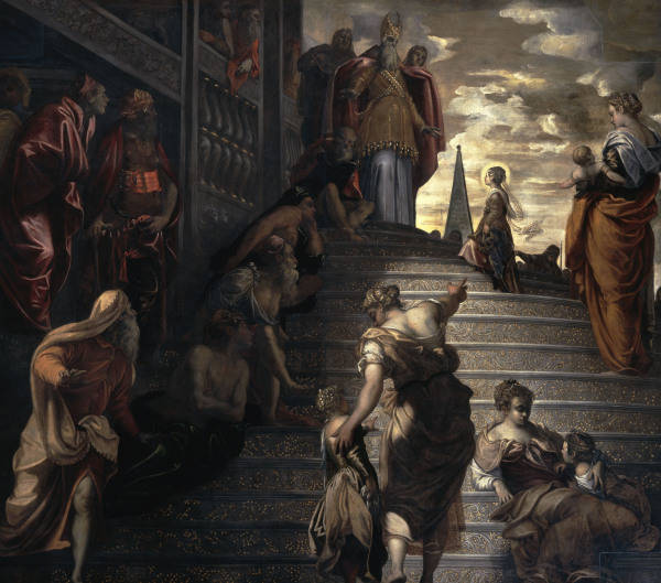 Tintoretto / Mary in the Temple a 