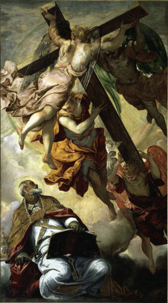 Tintoretto / Apparition of the Cross a 