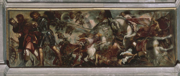 Tintoretto, originally Jacopo Robusti 1518-1594. ''Arrest of St.Roche in the Battle of Montpellier'' a 