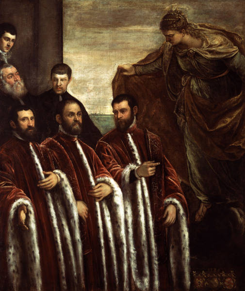 Tintoretto / Treasurers & St.Justina a 