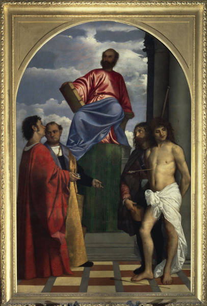 St.Mark on the throne / Titian / c.1511 a 