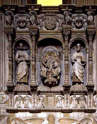 The Altar of St. Agatha, in the Capella di Sant'Agata (marble) a 