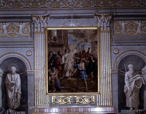The 'Cappella Paolina', view of the altar wall, designed by Carlo Maderno (1556-1629) 1617 (photo) a 