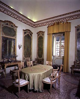 The Dining Room, designed for Cardinal Pietro Aldobrandini by Giacomo della Porta (1532-1602) 1601 ( a 