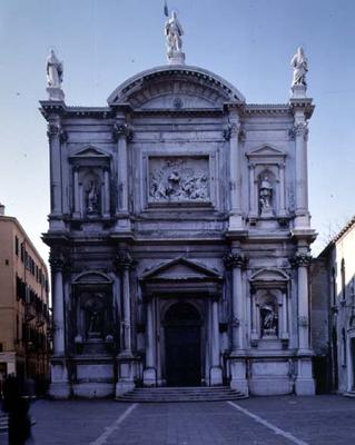 The Facade, designed by Bartolommeo Bon, Sante Lombardo and completed by Scarpagnino (1465/70-1549) a 