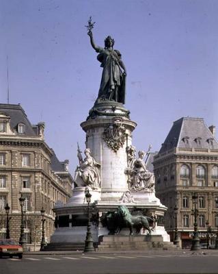 The Republic, 1879-83 (stone and bronze) a 