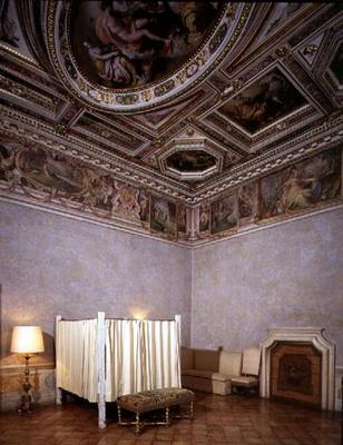 The 'Sala delle Muse' (Hall of the Muses) designed by Nanni di Baccio Bigio (d.1568) and Bartolommeo a 