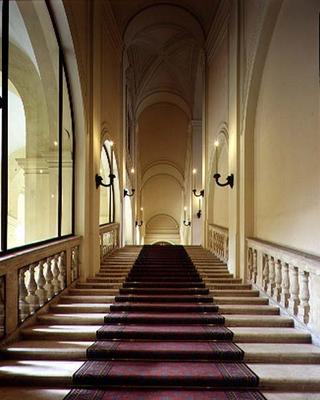 The 'Scalone d'Onore' (Stairs of Honour) designed by Flaminio Ponzio (c.1560-1613) (photo) a 