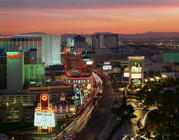 The Strip from the Treasure Island Hotel, 1996 (photo)