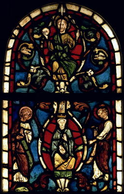 The Tree of Jesse, 13th century (stained glass) a 