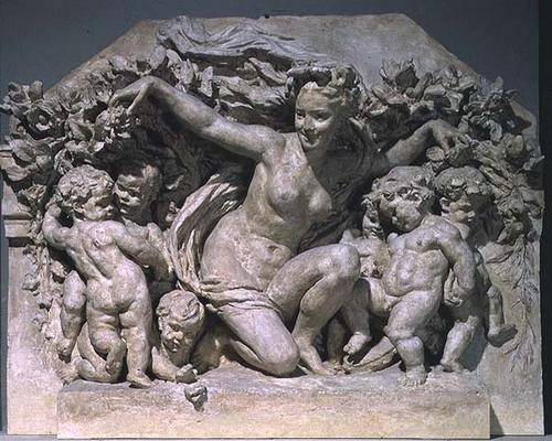 The Triumph of Flora by Jean-Baptiste Carpeaux (1827-75) (plaster) a 