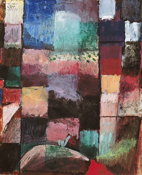 Composition: Motif from Hammamet, 1914 (no 57) (oil on cardboard)  a 