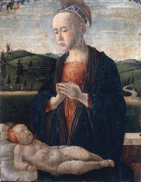 Mary with Child / Ital.Paint./ C15th a 